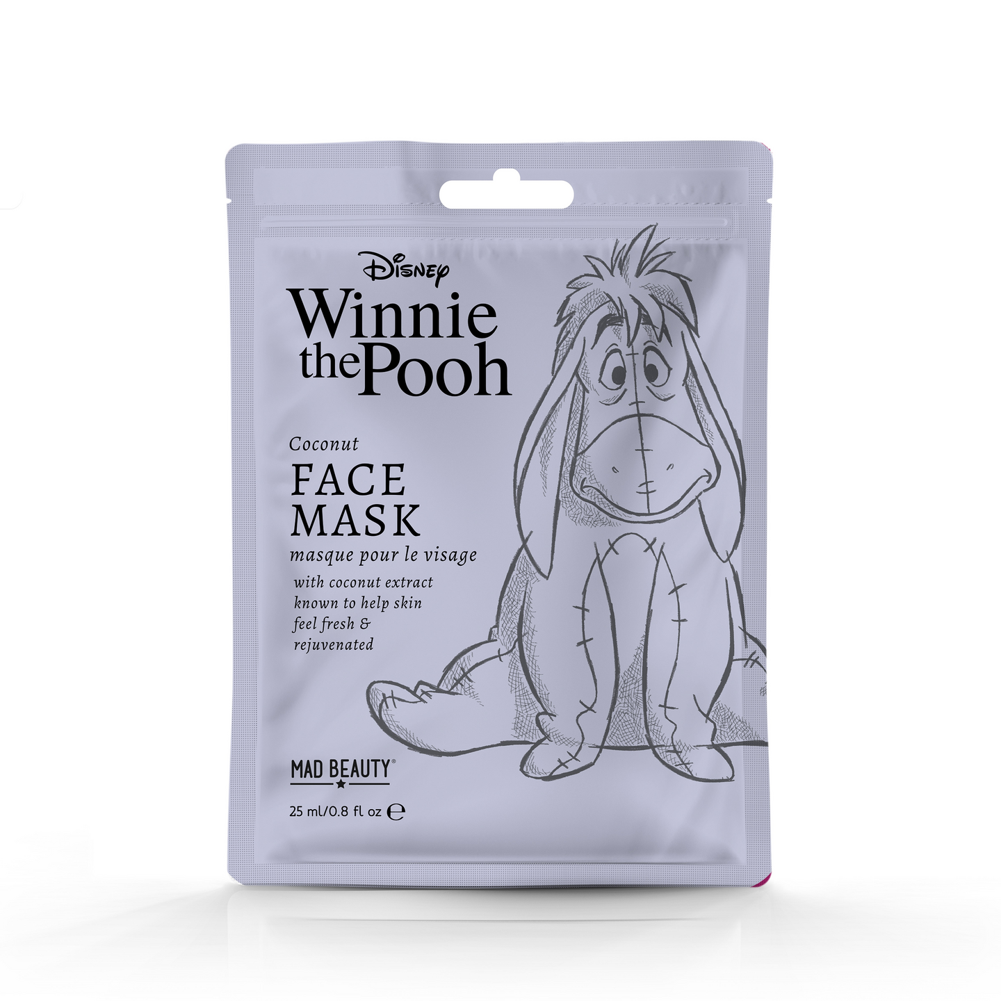 Mad Beauty Winnie The Pooh Eeyore Coconut Face Mask Ihaa kangasnaamio 1 kpl