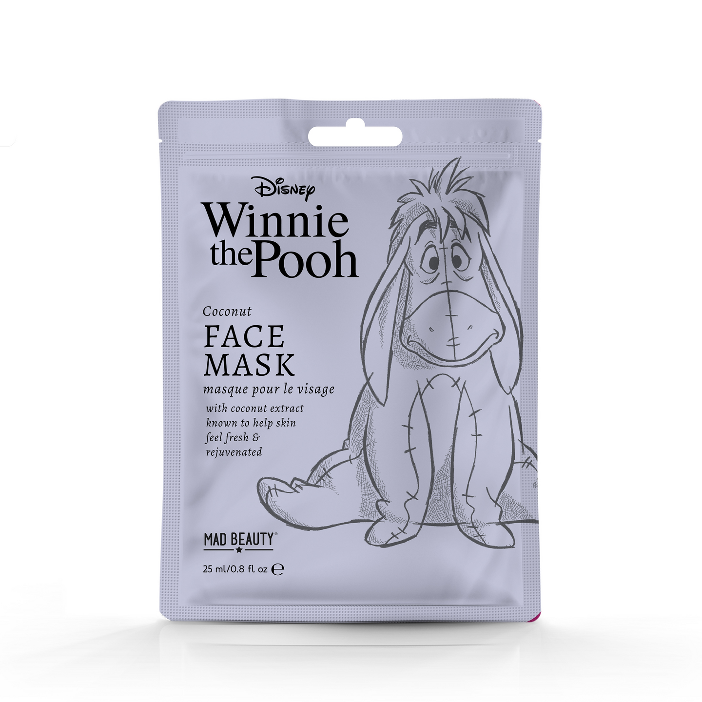 Mad Beauty Winnie The Pooh Eeyore Coconut Face Mask Ihaa kangasnaamio 1 kpl