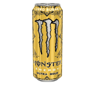 Monster Energy Ultra Gold Long sokeriton energiajuoma 0,5l