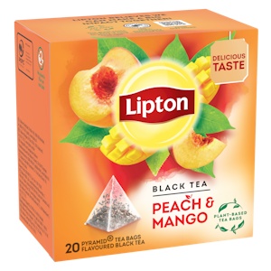 Lipton Pyramid tee 20ps persik-mango