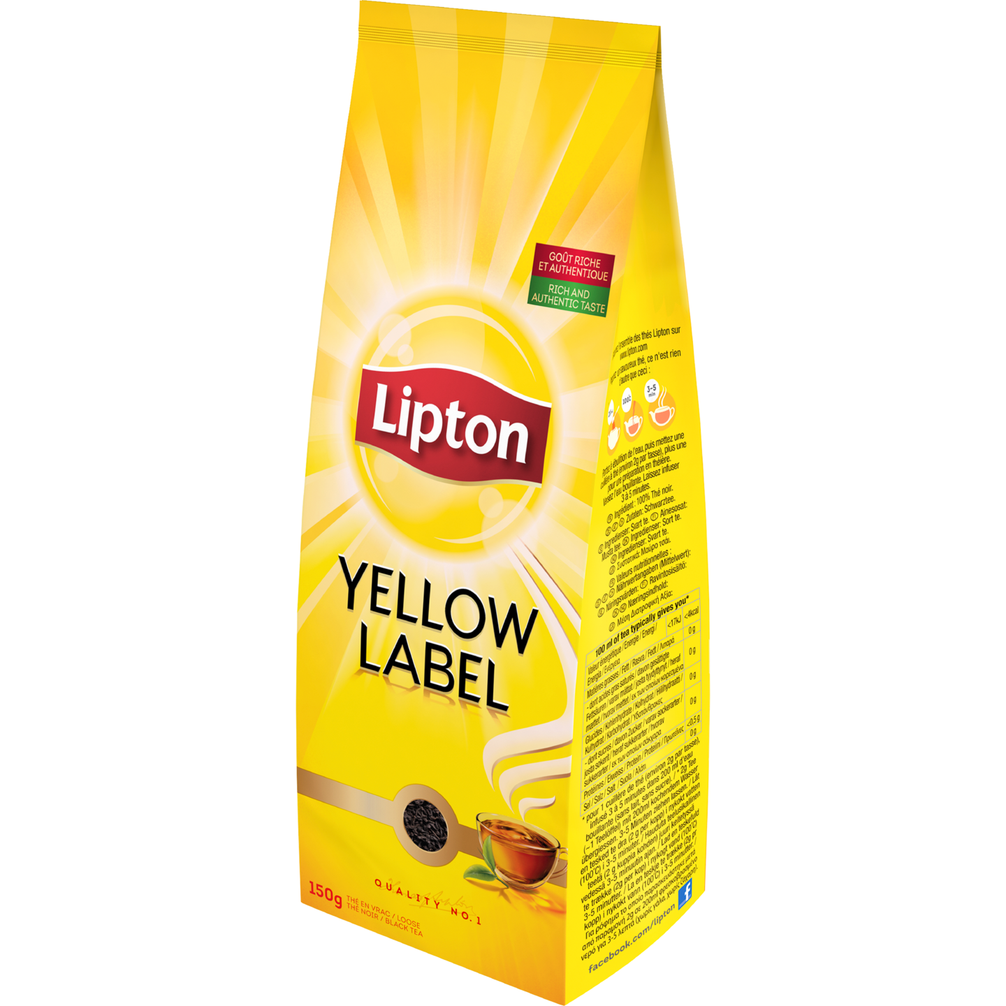Lipton tee 150g yellow label