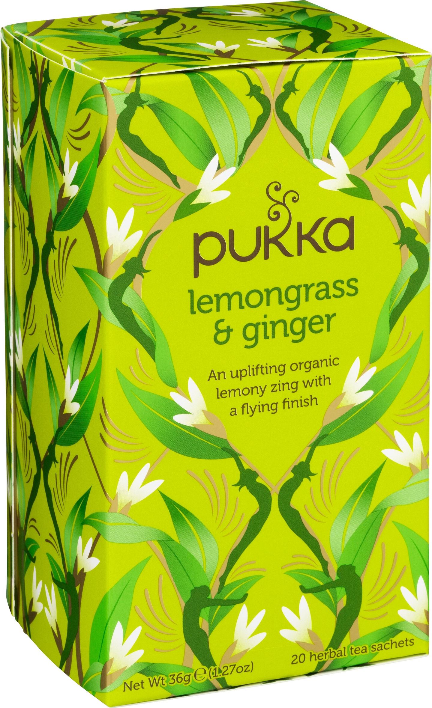 Pukka yrttitee 20ps lemongra-ging luomu