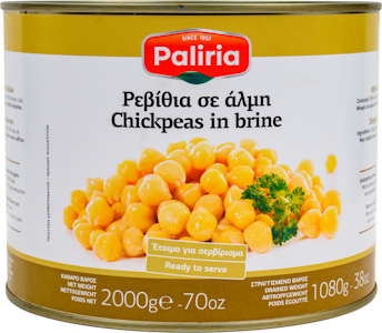 Palirria kikherne suolaliemessä 2kg/1,08kg