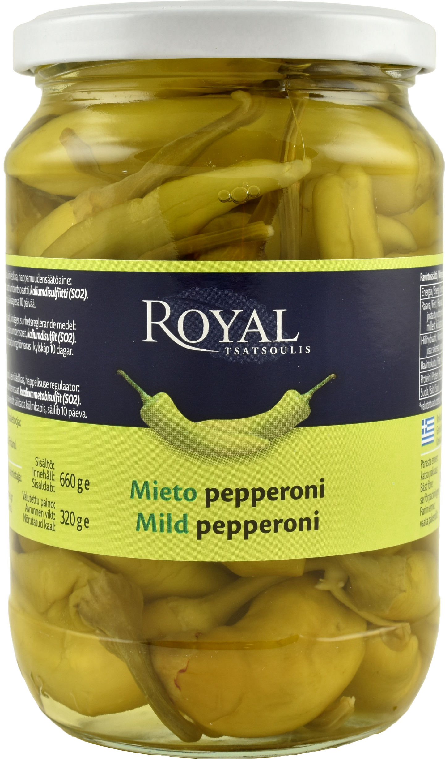 Royal mieto pepperoni 660/320 g