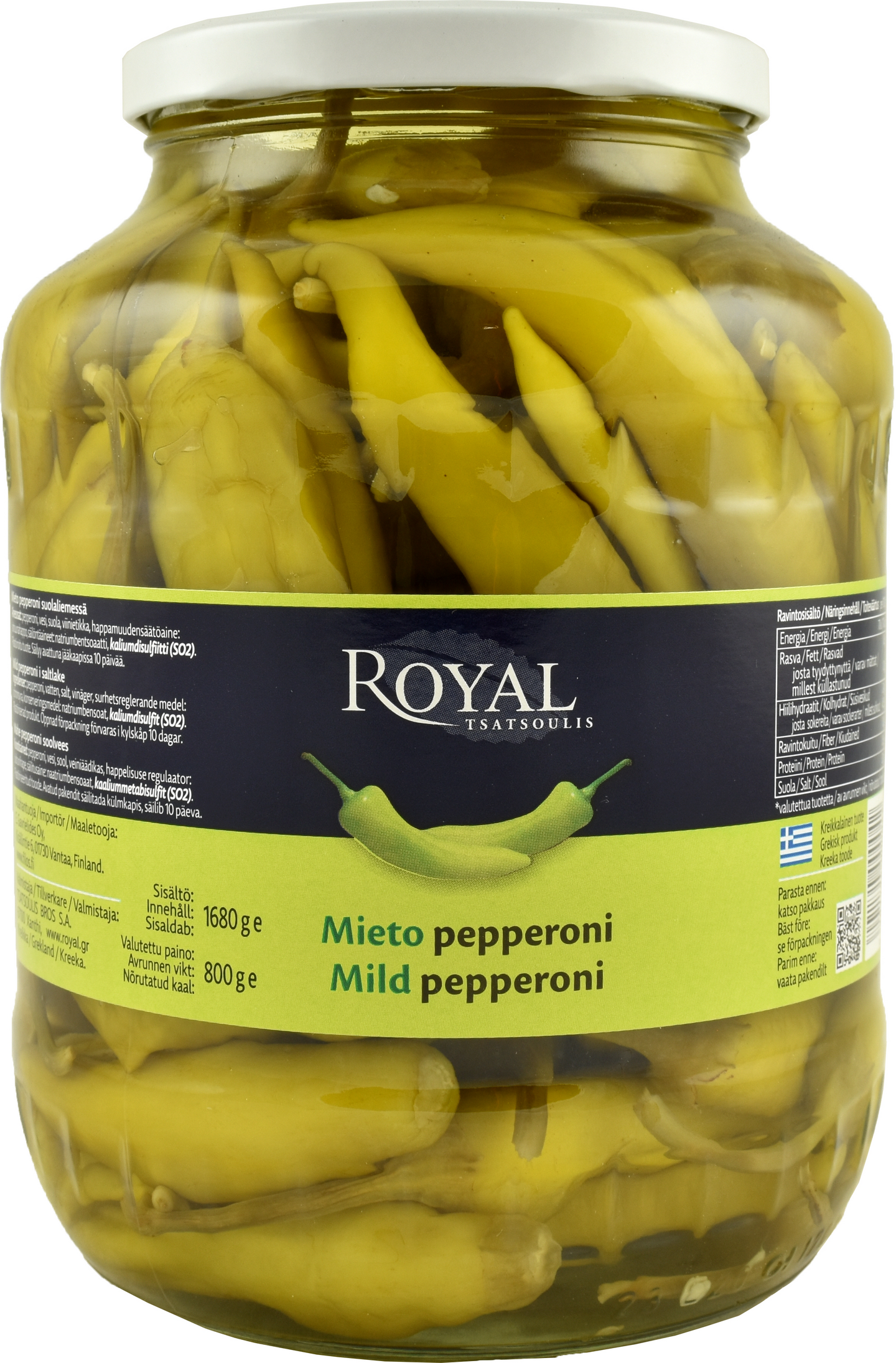 Royal mieto pepperoni 1680/800 g