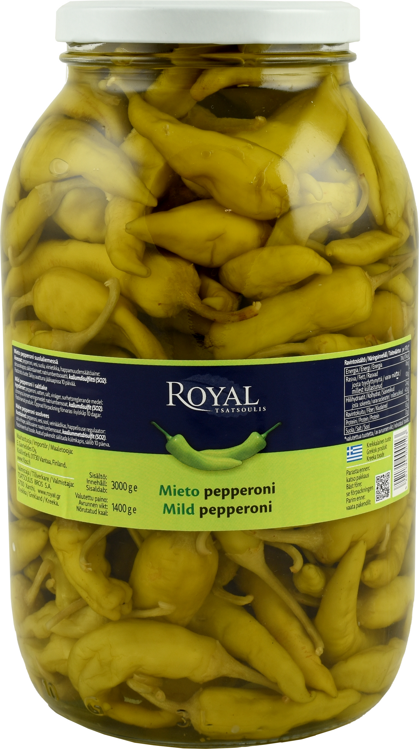 Royal mieto pepperoni 3/1,4 kg