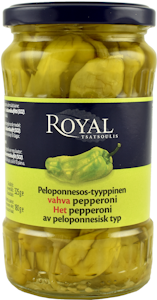 Royal vahva peloponnesos-tyyppinen pepperoni 325/180g