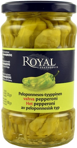 Royal vahva peloponnesos-tyyppinen pepperoni 325/180g