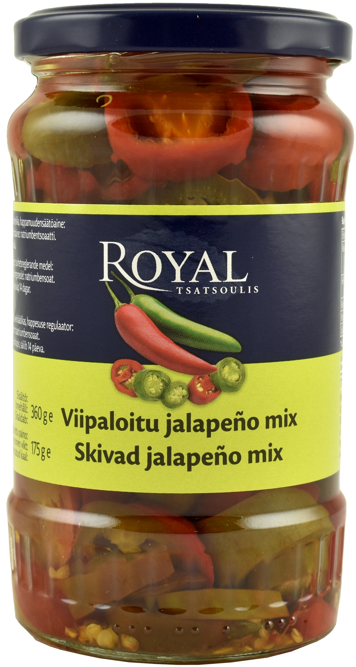 Royal jalapeno mix 360/175g viipaloitu