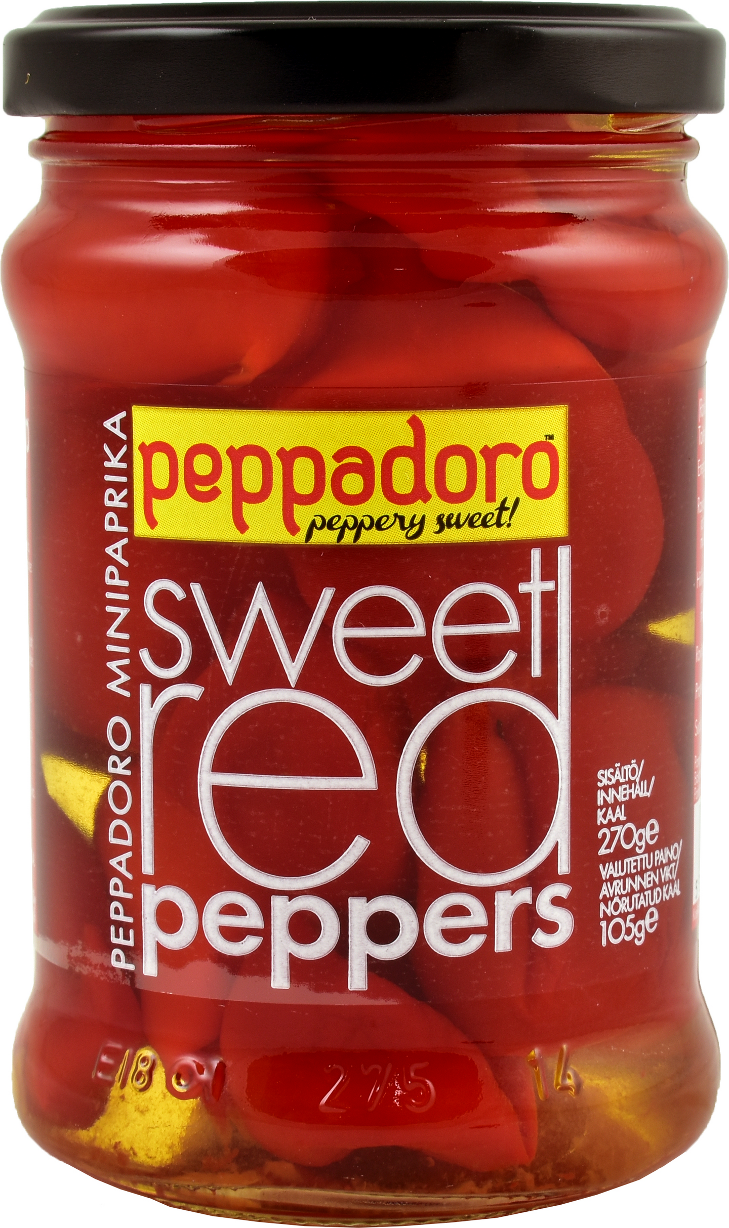 Peppadoro 270/105g makea punainen paprika