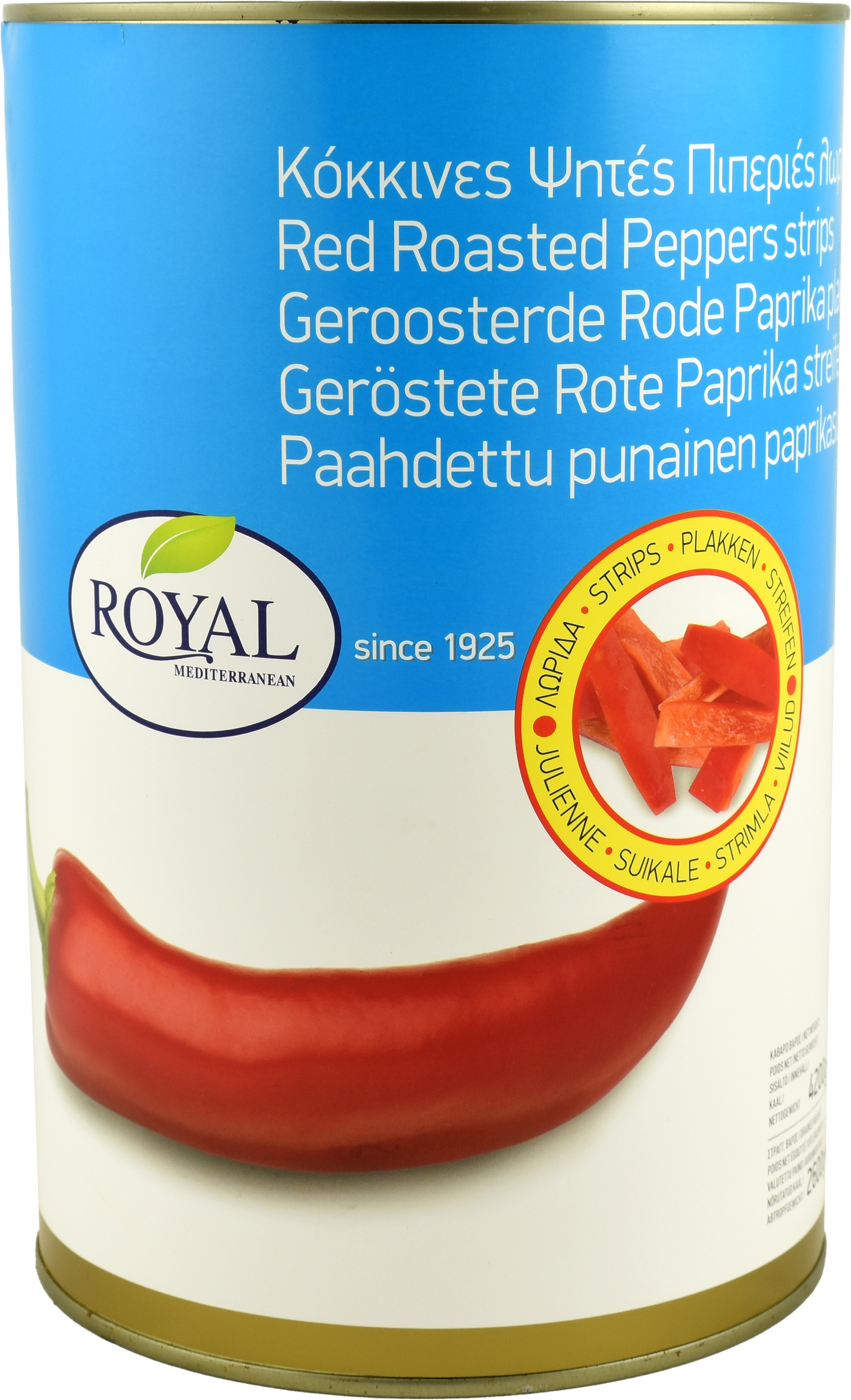 Royal paahdettu punainen paprikasuikale 4/2,6 kg