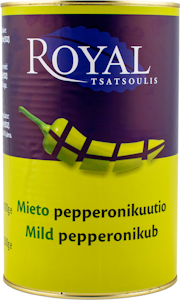 Royal pepperonikuutio 4/2,5kg peltipurkki