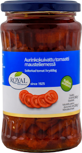 Royal aurinkokuivattu tomaatti mausteliemessä 360g/200g