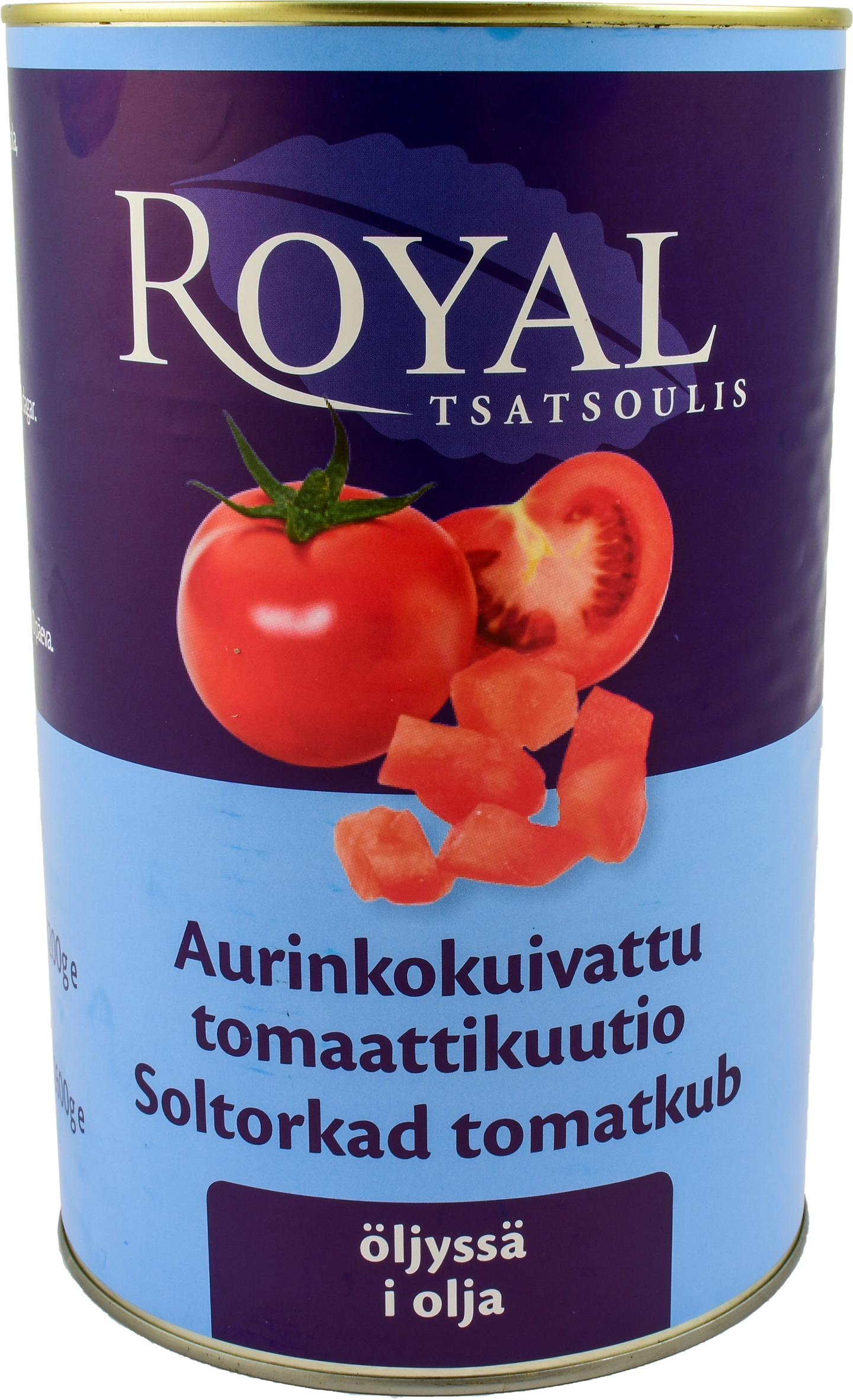 Royal aurinkokuivattu tomaattikuutio öljyssä 4,2/2,6 kg