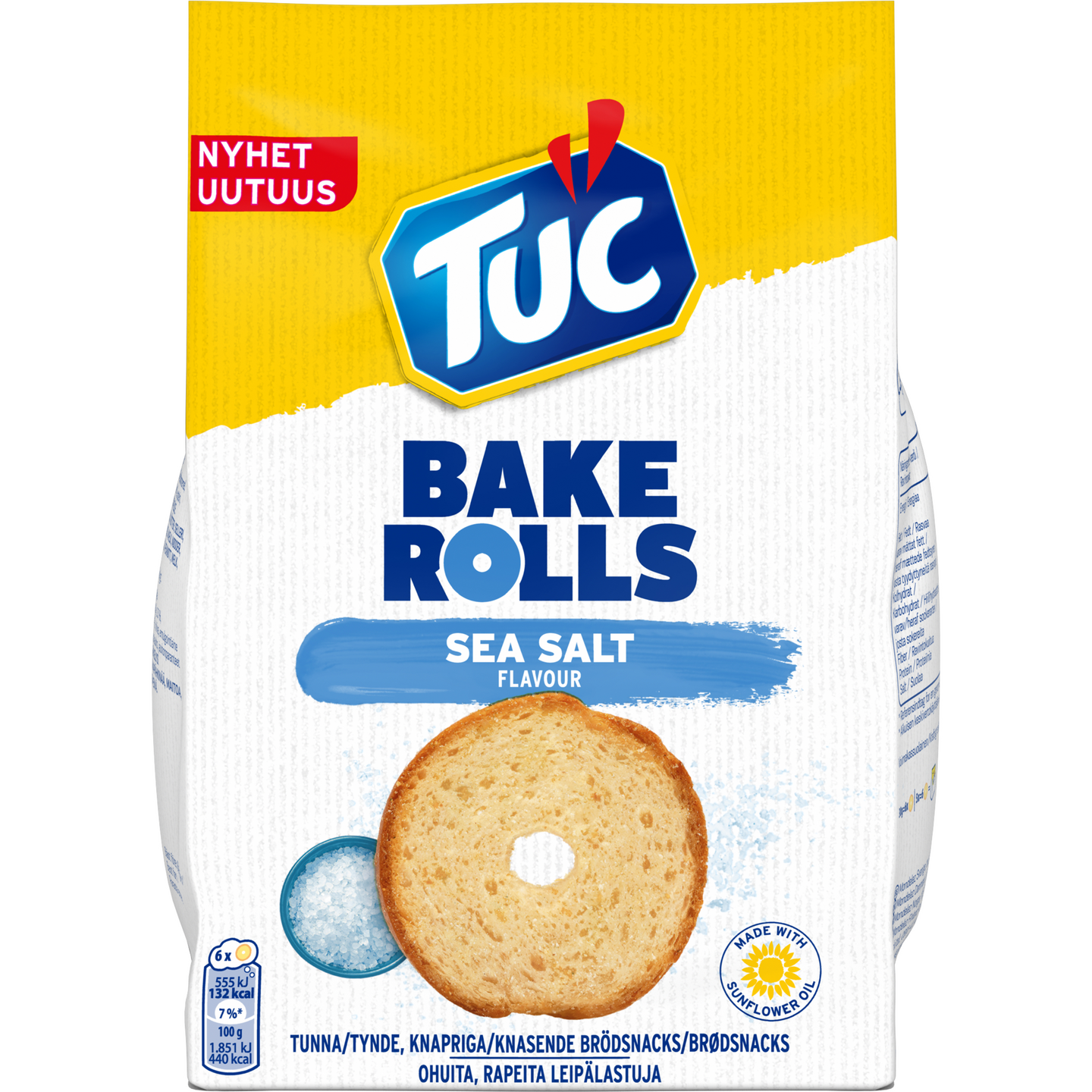 TUC Bake Rolls leipälastut 150g suola
