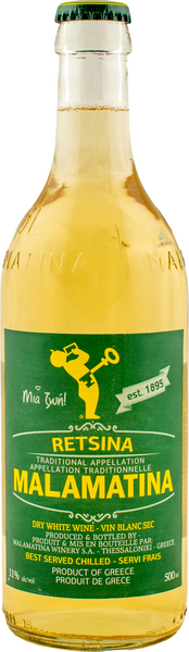 Malamatina Retsina 50cl 11%