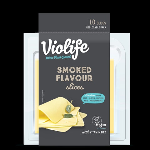 Violife 200g savunmakuinen viipaloitu kasviperäinen juustovaihtoehto