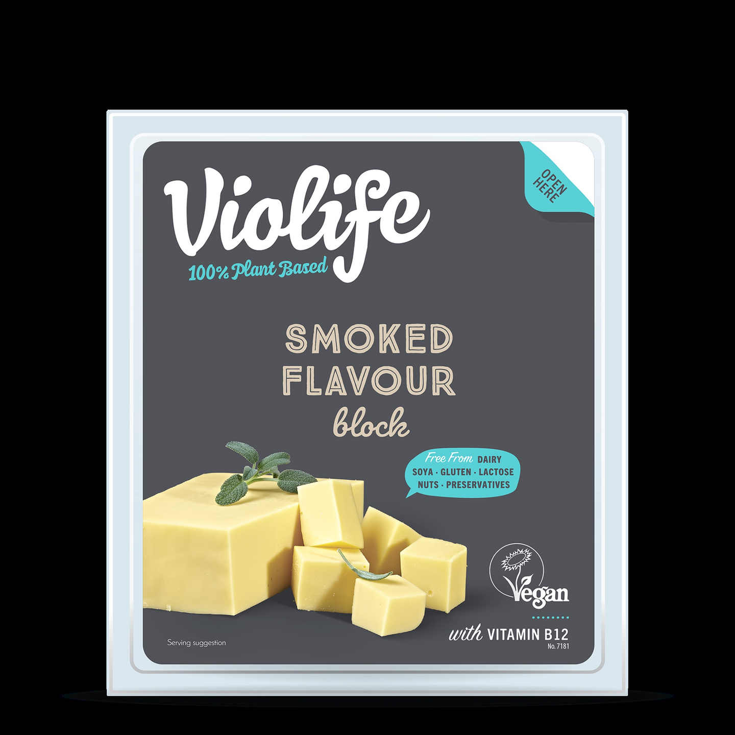 Violife 400g savunmakuinen kasviperäinen juustovaihtoehto