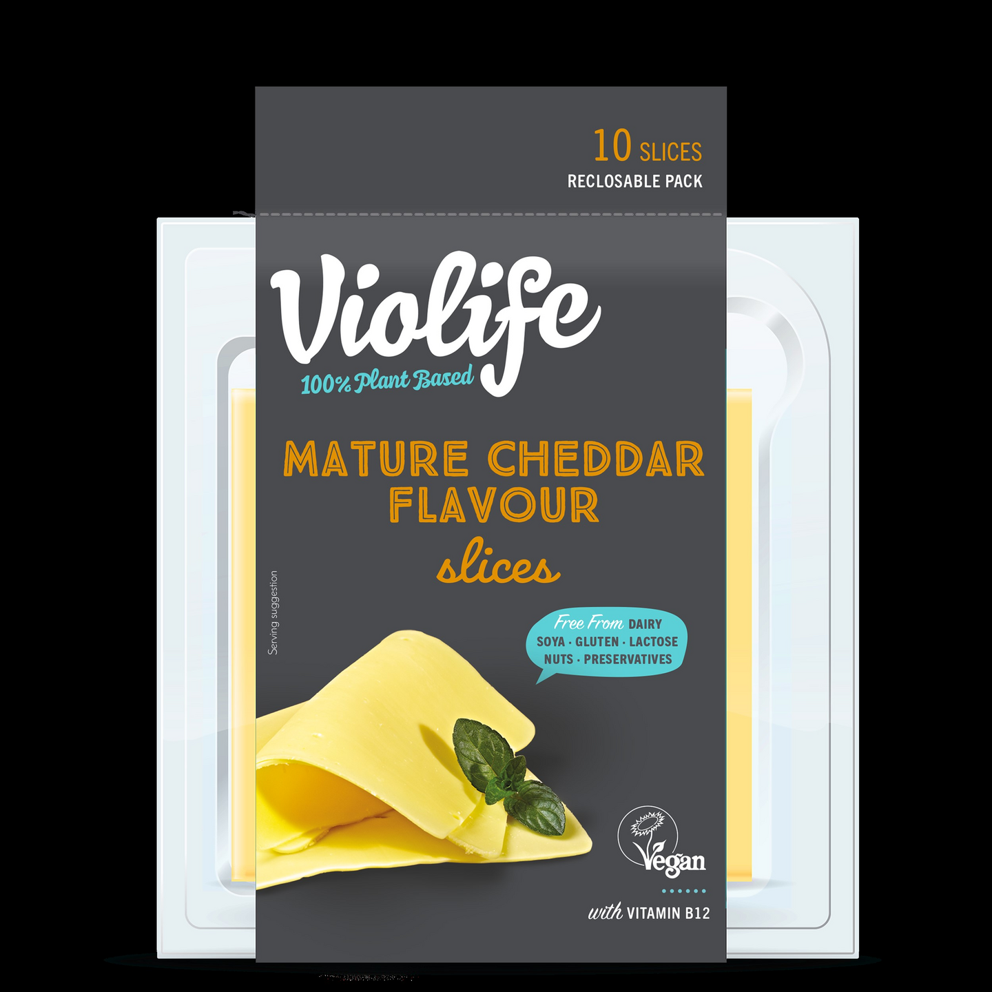 Violife 200g cheddar viipaleet kasviperäinen juustovaihtoehto