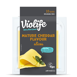 Violife 200g cheddar viipaleet kasviperäinen juustovaihtoehto