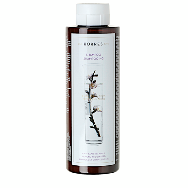 Korres shampoo 250ml Almond & Linseed