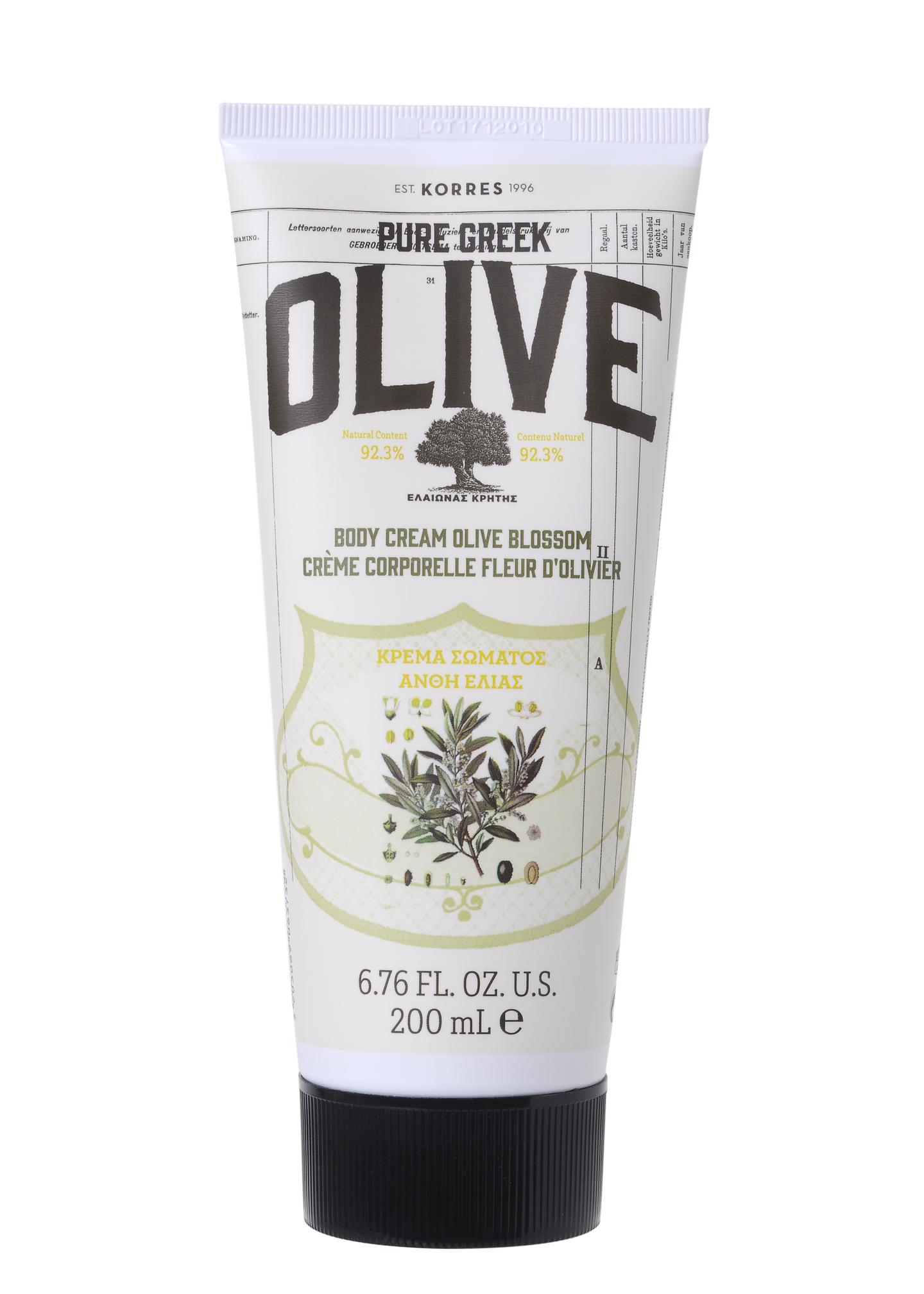 Korres vartalovoide 200ml Olive & Olive Blossom