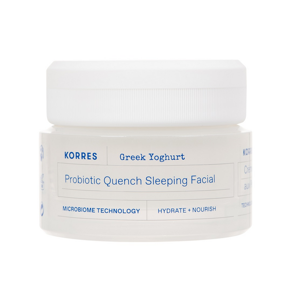 Korres Greek Yoghurt ravitseva probioottinen yön yli -hoitonaamio kaikille ihotyypeille 40ml