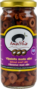 Amalthia musta viipaloitu oliivi 260/135 g