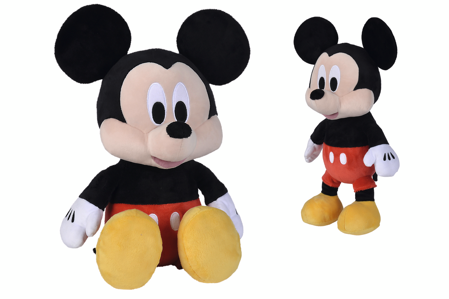 Simba Toys, Disney, Mikki Hiiri-pehmo, 45 cm, valmistettu kierrätetystä materiaalista