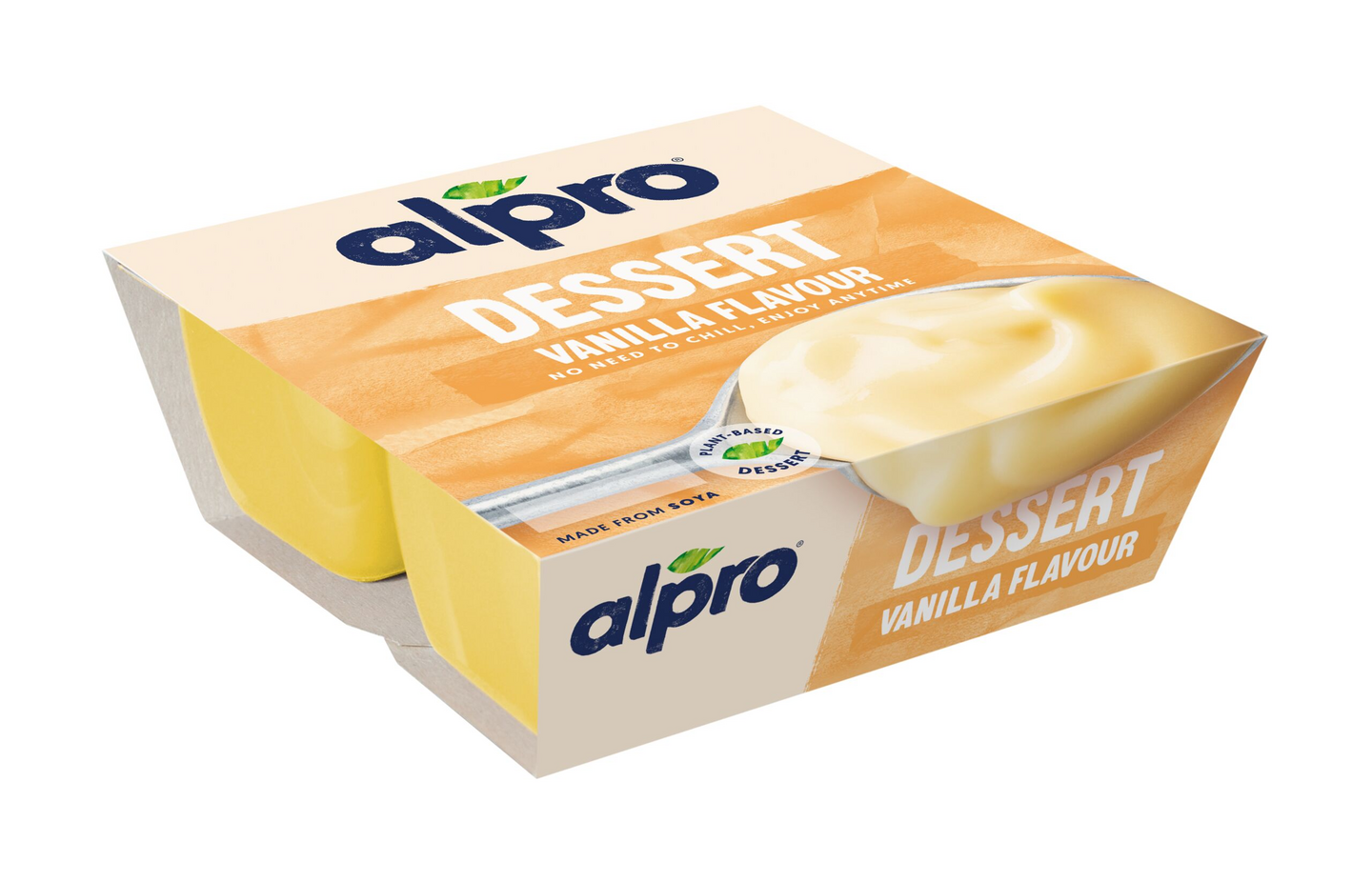 Alpro soijavanukas 4x125g vanilja