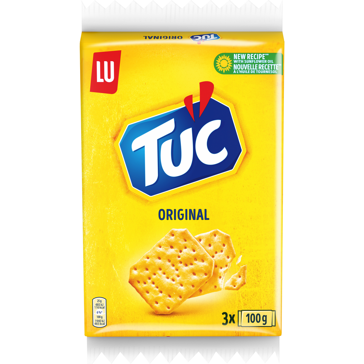 LU Tuc Original 3x100 g suolakeksi