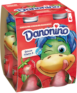 Danone Danonino 4x100g mansikka jogurttijuoma