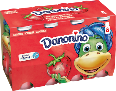 Danone Danonino 8x100g mansikka jogurttijuoma