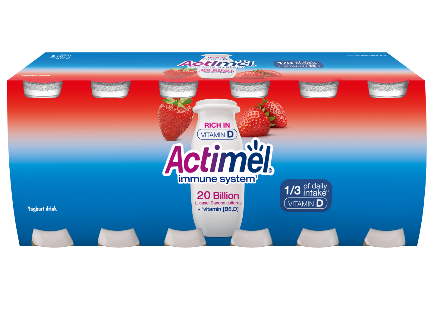 Danone Actimel 12x100g Mansikka jogurttijuoma
