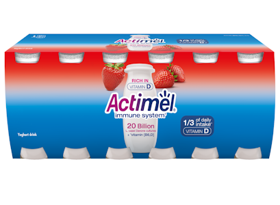 Danone Actimel 12x100g Mansikka jogurttijuoma