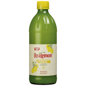 Realemon tiivisteestä valmistettu sitruunatäysmehu 500ml