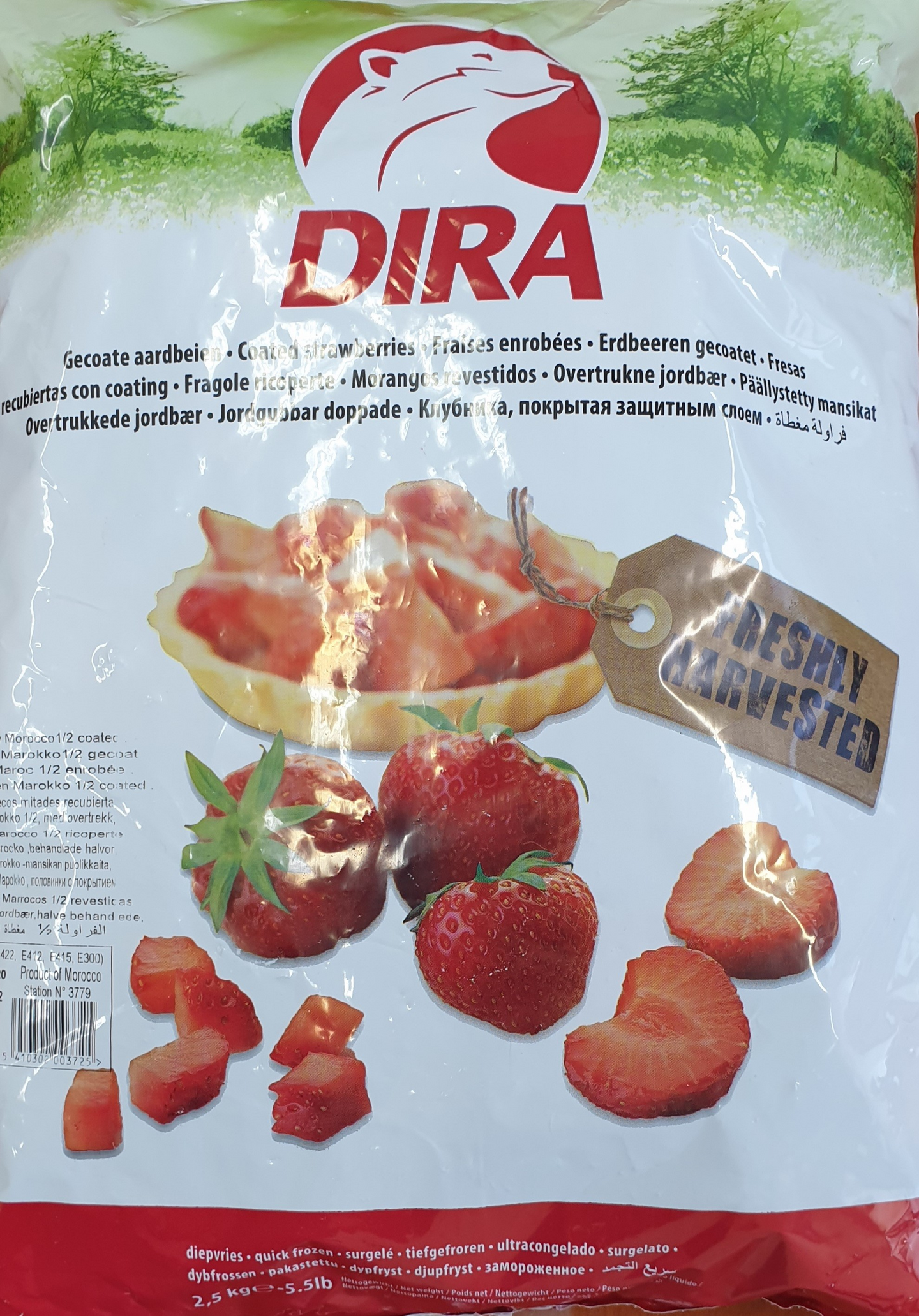 Dira Kakkumansikka halkaistu 28-35mm 2,5kg pakaste