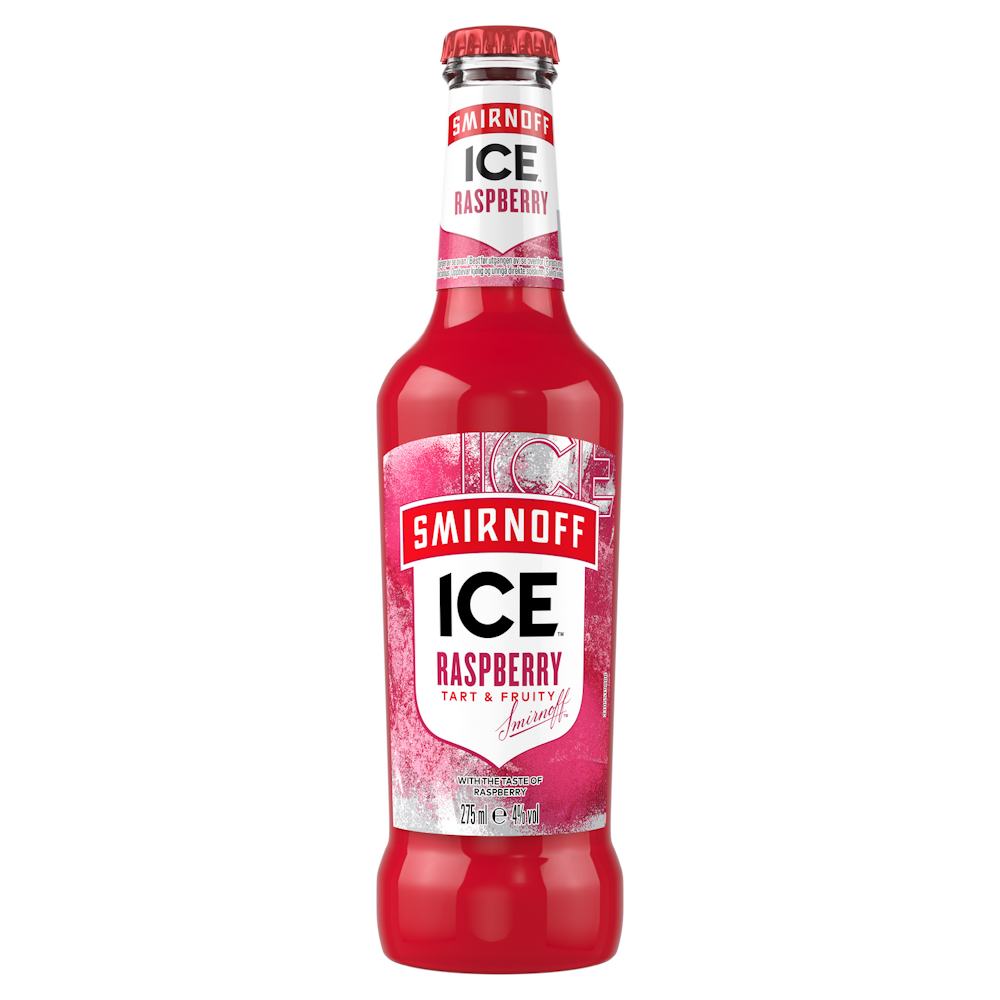 Smirnoff Ice Raspberry 4% 0,275l - HoReCa-tukku Kespro