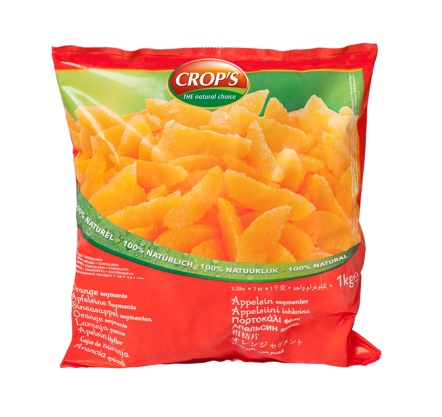 Crops appelsiinilohko 1kg pakaste