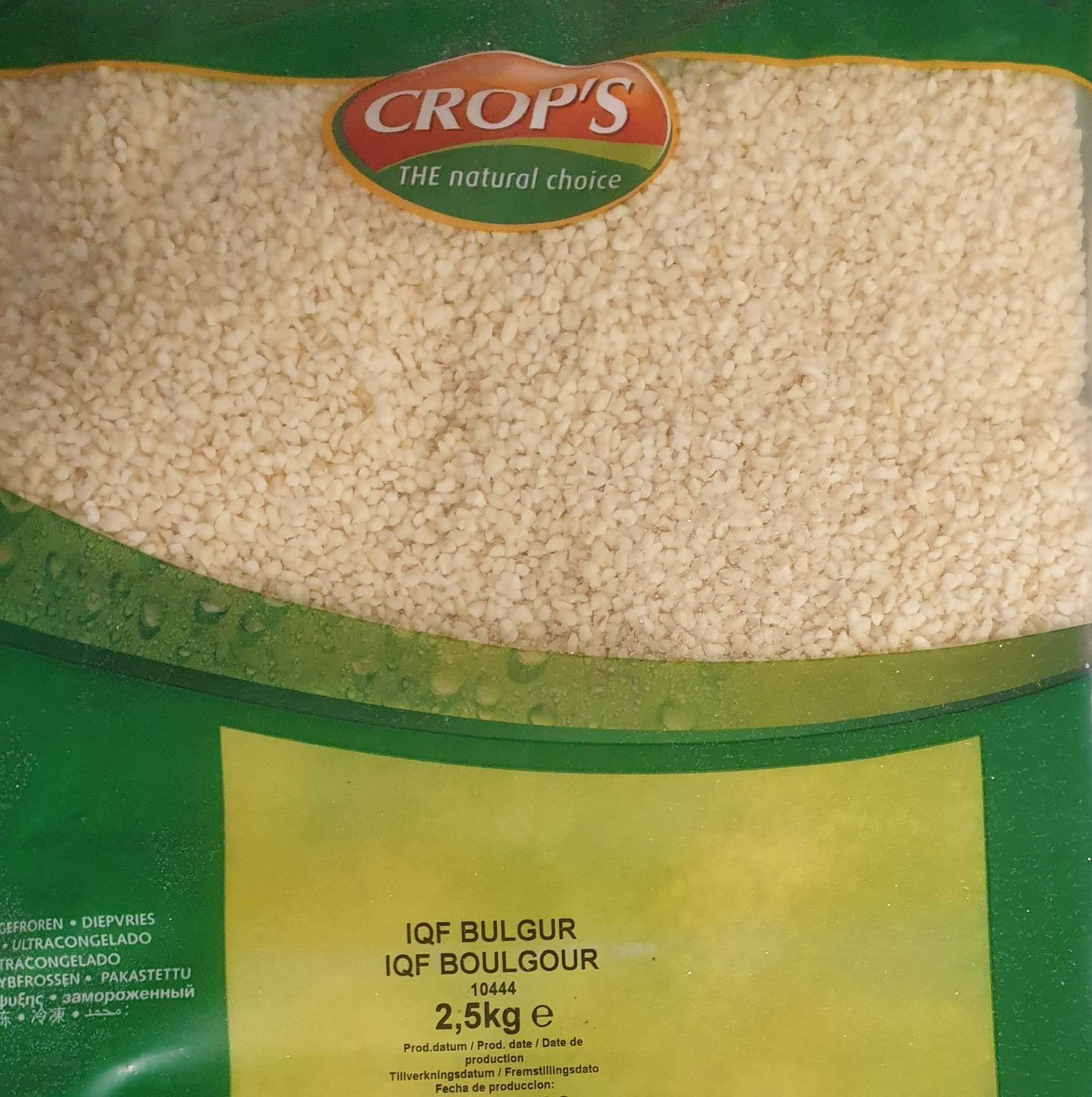 Crops Bulgur keitetty 2,5kg pakaste