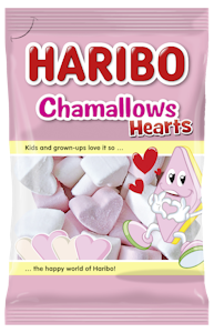 Haribo Chamallows hearts 175g vaahtokarkki