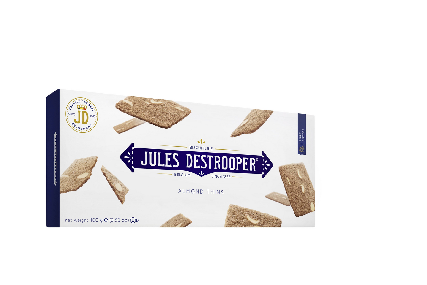 Jules Destrooper keksi 100g Almond thins