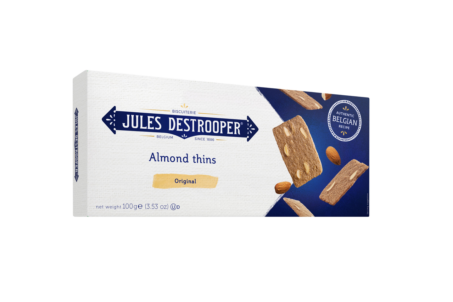 Jules Destrooper keksi 100g Almond thins