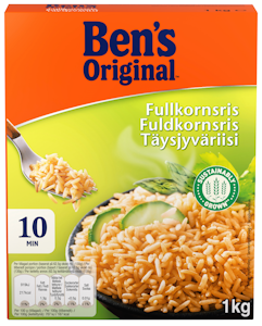 Ben's Original Täysjyväriisi 1kg