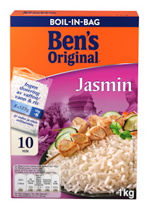 Ben's Original Jasmiiniriisi keitinpusseissa 8x125g