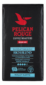 Pelican Rouge suodatinkahvi 500g Rich blend tummapaahtoinen RFA