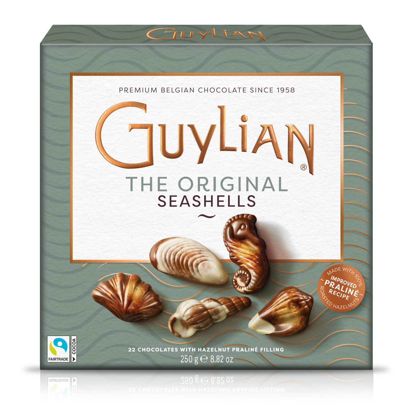 GuyLian Sea Shells -suklaasimpukat 250g