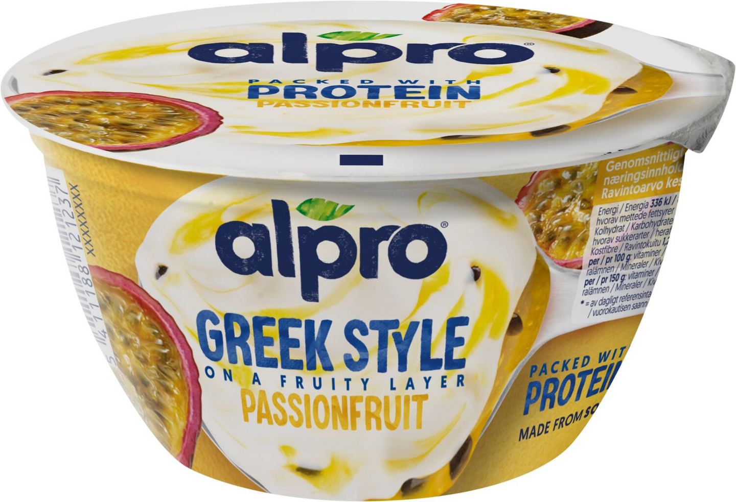 Alpro Greek Style proteiinipitoinen soijavalmiste 150g passionhedelmä