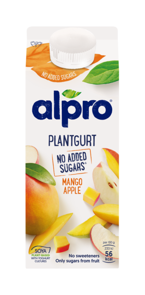 Alpro Plantgurt soijavalmiste 750g mango-omena, ei lisättyä sokeria
