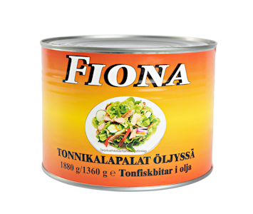 Fiona tonnikalapaloja öljyssä 1880g/1360g